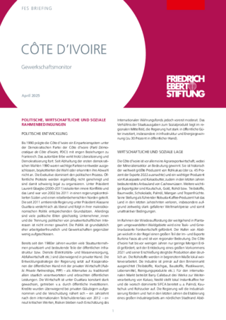 Côte d'Ivoire Gewerkschaftsmonitor